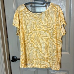 Rachel Zoe 100% linen sleeveless top size L NWOT